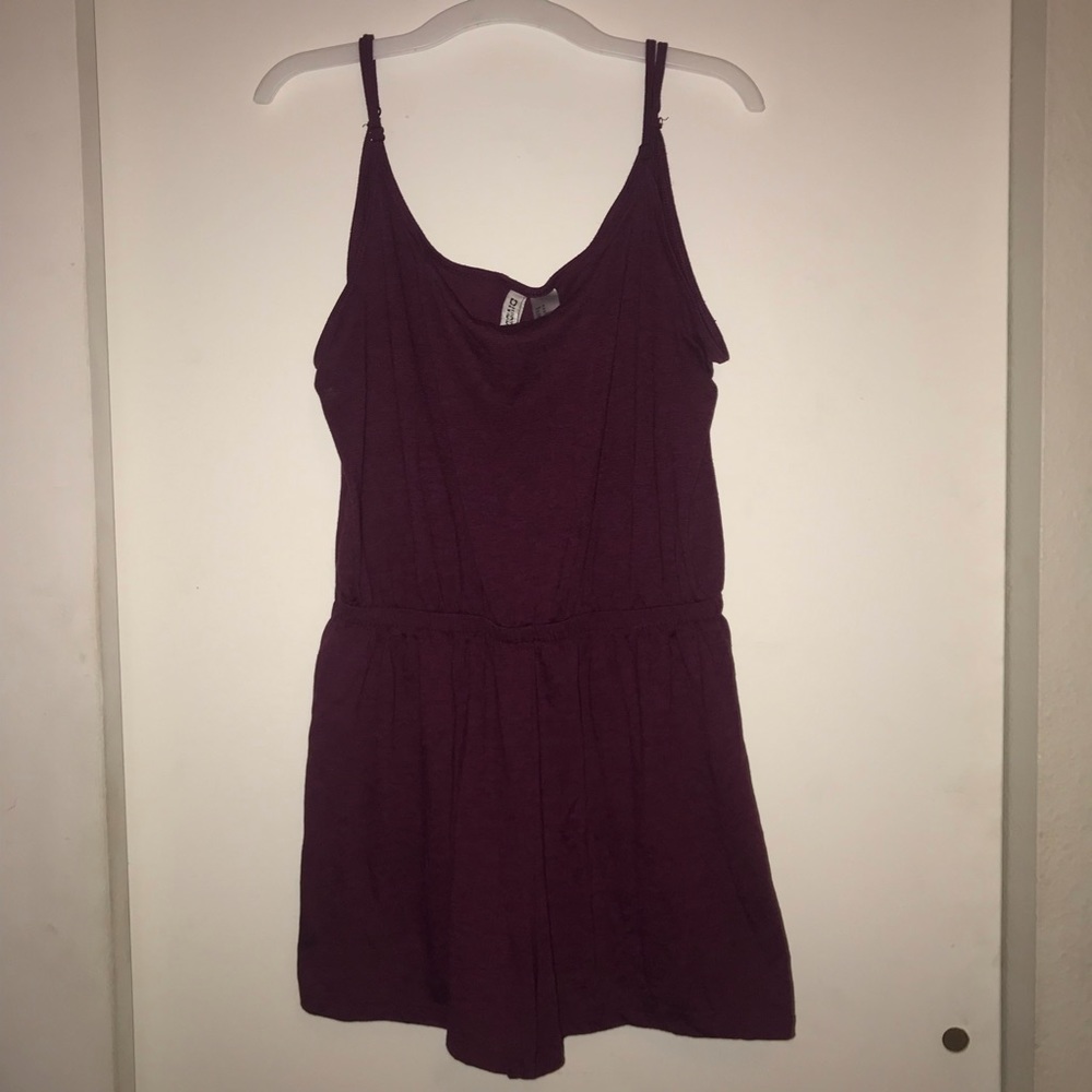 H&M Maroon Romper Size Medium